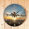 The Geeky Days Airplane - Reloj de pared de dos