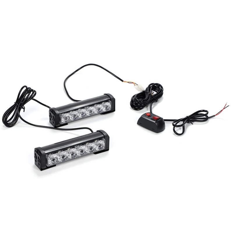 Yellow Flashing Light Kit, 12 V, 6 LEDs x 2