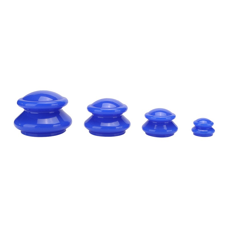 4pcs Silicone Vacuum Cupping Moisture Absorber Ventouse Anti Cellulite Therapy