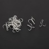 20Pcs High Carbon steel Strength Sharp Treble Hooks with Barb