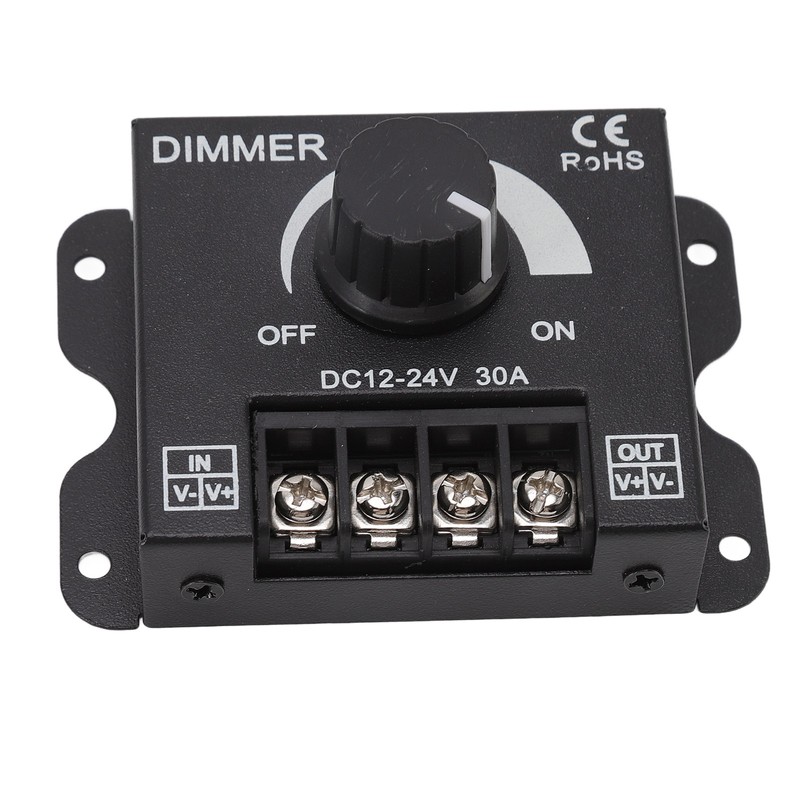 LED Dimmer Single Channel PWM Lighting Stepless Dimming Controller for