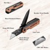 WORKPRO 2-in-1 Folding Knife/Utility Knife - Gifts for Dad, Quick-Change