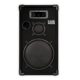 Acoustic Audio by Goldwood CR12 PA Karaoke DJ 12" Speaker 500W 3 Way, Black