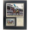 Championsip Racehorse Collectible Memorabilia | Triple Crown Racehorses | Framed