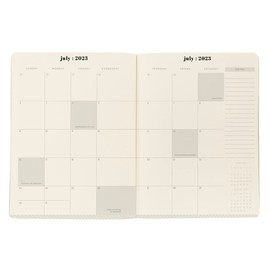 Wildflower Garden | 2024 8 x 10 Inch 18 Months Desk Planner | July 2023 - December 2024 | At a Glance | Graphique de France | Planning Stationery
