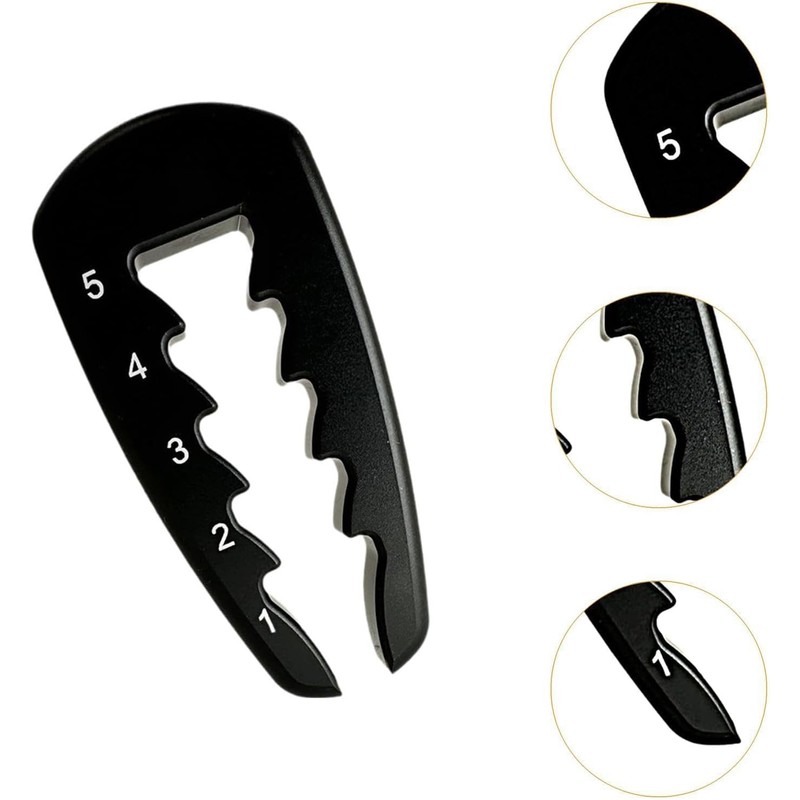 Crovakeu Adjustable Golf Tee Height Tool - Precision Tee Positioning