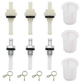 Gas Fuel Tank Joint Outlet Filter, Fuel Line Screen for Honda and Clone GX160 GX390 Predator 212 CT200U Mini Bike Go Kart 159 196 301 389 420 cc