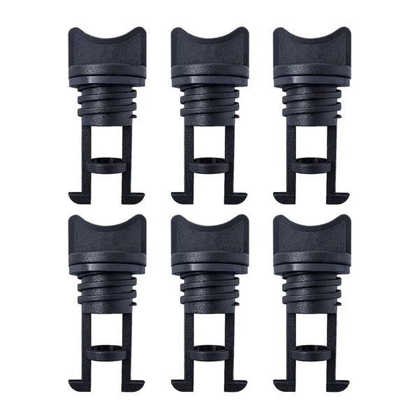Yetaha Nylon Boat Drain Plug, 6PCS Kayak Hull Thread Drain