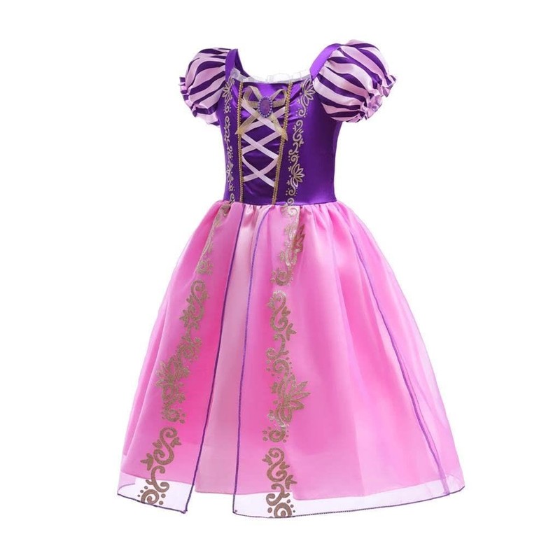 Dressy Daisy Vestido de Disfraz de Princesa Rapunzel con Accesorios