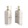 Karisky Soap Dispenser Set with Gold Rustproof Stainless Steel Pump,