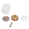 5Pcs/Set TIG Welding Torch Cup Brass Glass Cups Collet Nozzle