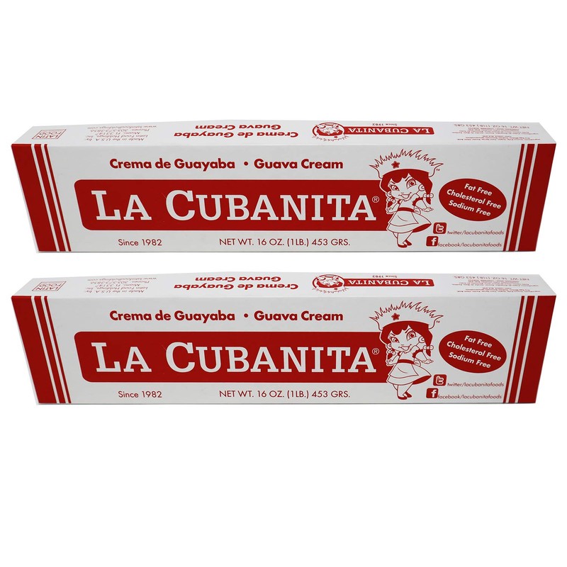 LA CUBANITA Crema de Guayaba 453 gr. - 2 Pack