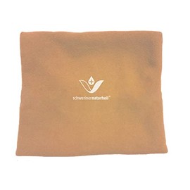 Moor Heat Cushion 22 x 19 cm with Fleece Cover in Mushroom, Hot Water Bottle, Heating Pad, Heat Compress