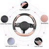 Binsheo Cute Steering Wheel Cover D Shape for Women Men