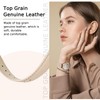 Leather Bands Compatible with Garmin Lily 2, 14mm Top Grain