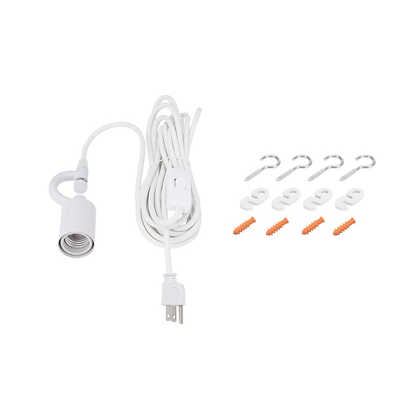 Aspen Creative 71261-21 One Plug-in Swag Conversion Kit Pendant Light