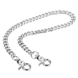 Jeans Chains, Pocket Chain for Pants Heavy Duty Keychain Fashion Wallet Chain Hip Pop Pants Chain Punk Trouser Chain Metal Key Chains for Men Women Wallet Pants Boots Costume Accessories, Silver