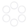 wedrink 6 Pcs Gasket Seal Rings Replacement for Aluminium Stovetop