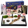 Yeemous Mini Zen Garden Kit for Desk, 12x8 Sand Tray
