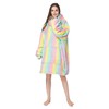 RONGTAI Oversized Sherpa Hoodie Throw Blanket, Thicken Fluffle Soft Comfortable