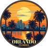 Orlando Florida B Souvenir Fridge Magnet 2-Inch