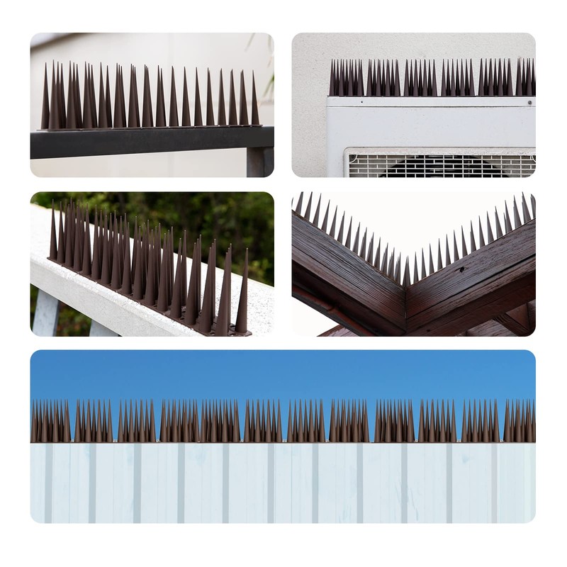 OFFO Bird Spikes Pigeon Outdoor Spikes for Cat Keep Birds