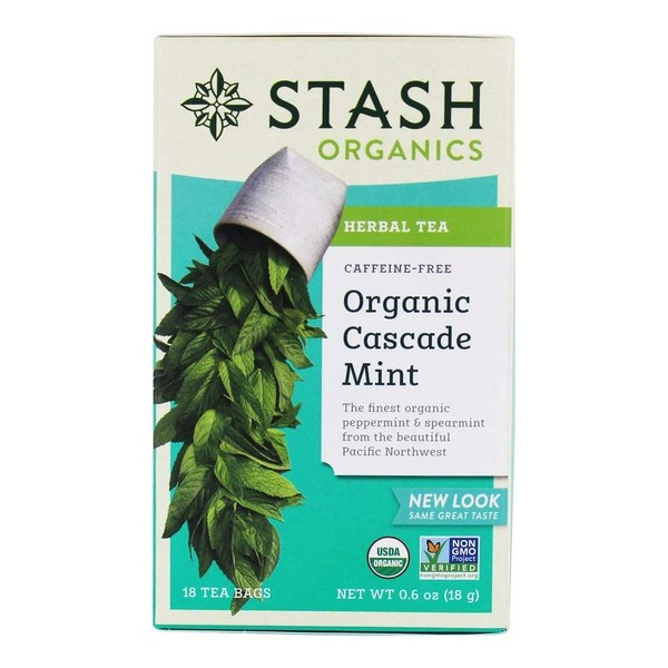 Stash Tea Organic Mint Cascade Tea - 18 ct