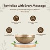 Adhyay Kansa Vatki for Foot Massage (Bronze Bowl) Ayurvedic Detox