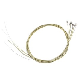TOYANDONA Pack of 6 Mini Guitar Strings Guitar Metal Ukulele Accessories Electric Guitar Strings Ukulele Strings Made of Metal Strings for Electric Guitar Stainless Steel