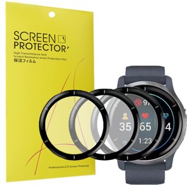 Compatible for Garmin Venu 2 Screen Protector, Lamshaw [3 Pack] 3D Full Coverage PET Soft Screen Protector Film Compatible for Garmin Venu 2 (3 Pack)