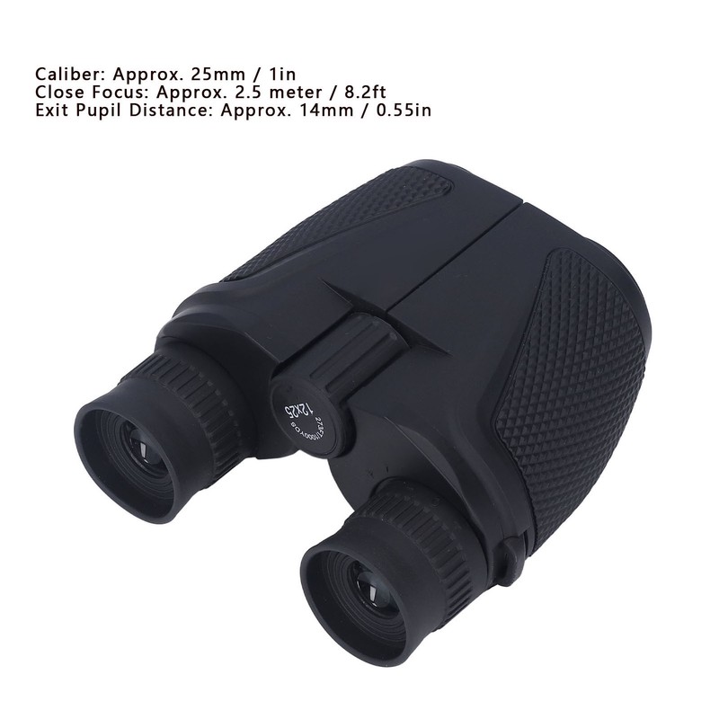 12X 25mm Binoculars High Power HD Pocket Size Telescope BAK4