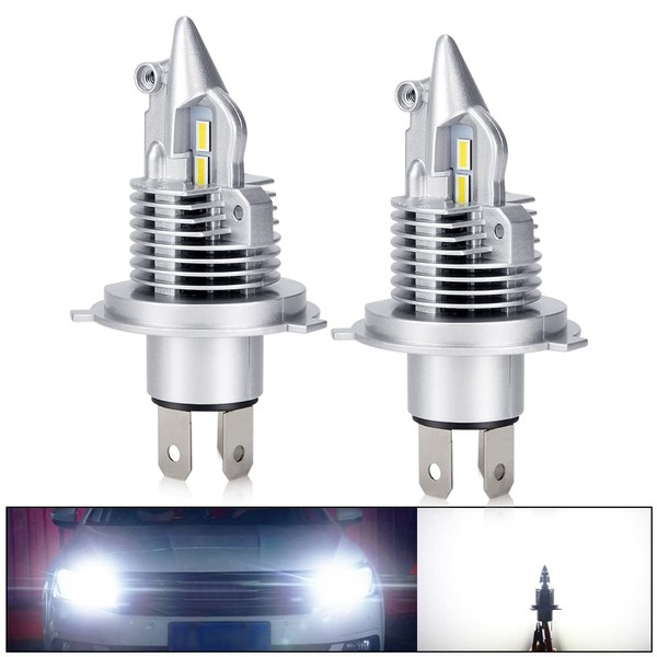 OPP ULITE H4 LED Headlight Bulbs Hi/Lo Beam, Mini Design