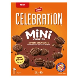 Celebration Leclerc Celebration Double Chocolate Mini Cookies, 200g/7.05 oz