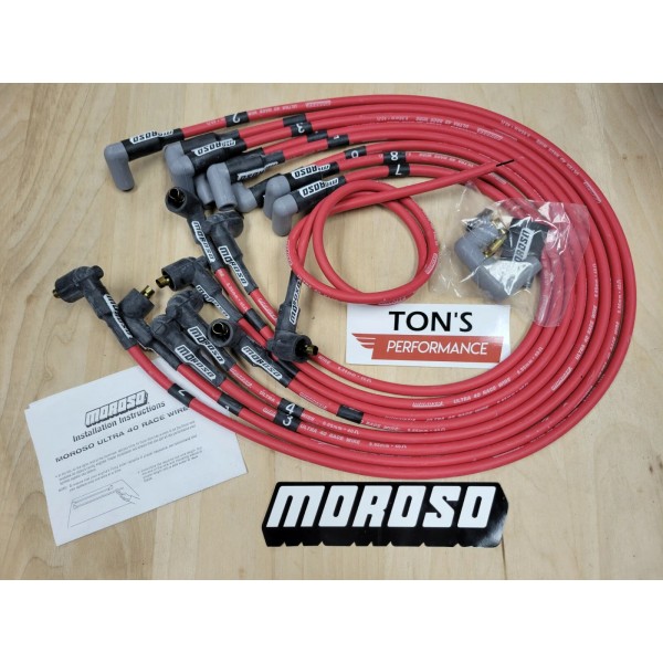 Moroso 73691 Ultra 40 8.65mm Spark Plug Wires Big Block