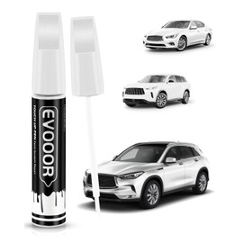 EVOOOR Radiant White(QBE) Touch Up Paint Compatible with Infiniti Exact Match 2 in 1 Touch up Paint for Chips and Nicks Repair