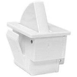 FJZLQYFFS APS 7014651 Subzero Refrigerator/Freezer Push Button Mechanical Switch, White, 1-way, Panel Mount, IP54, 32F