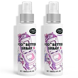 Clean-n-Fresh Toilet Spray for Poop, Lavender 6.8 Fl.Oz, Air Freshener Bathroom Spray, Odor Eliminator| Up to 400+ Uses