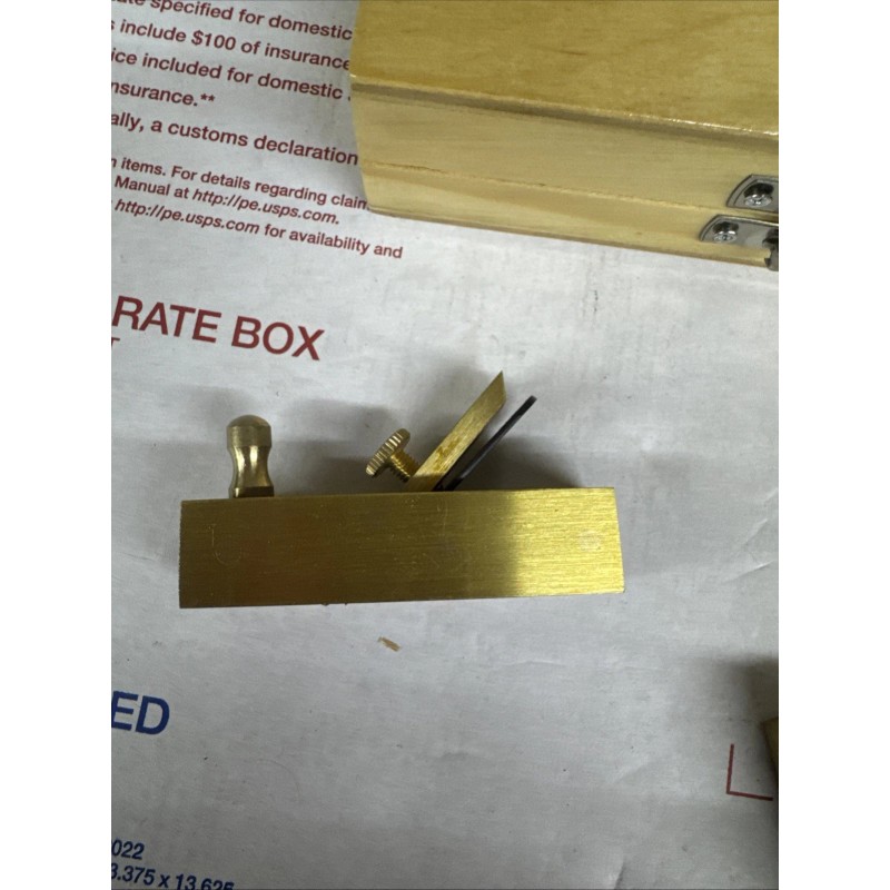 Brand May Vary 3 piece Micro Mini Brass Hand Plane