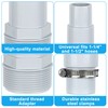 DIELOVEHUA Pack of 4 Pool Hose Adapter, Pool Hose Adapter,