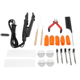 Hair Extension Iron Kit Constant Temperature Adjustable Hair Connector Tools for Home Salon US Plug 110V