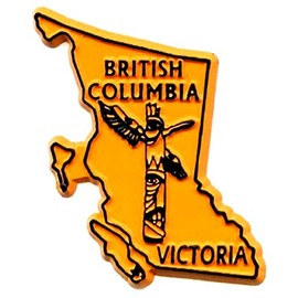 British Columbia Canadian Province Fridge Magnet