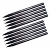 CLARO Scholar Ballpoint Pens, BLACK, Medium Point (1.0mm), Pack of
