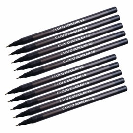 CLARO Scholar Ballpoint Pens, BLACK, Medium Point (1.0mm), Pack of 50, Smooth Ball Pens, Pens for School Office Home Everyday Use