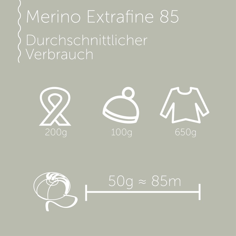 Schachenmayr Merino Extrafine 85, 50 g Jeans Hand Knitting Yarn