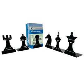Sujetalibros Decorativos Soporte Sujeta De Libros 6 Pzas (Ajedrez)