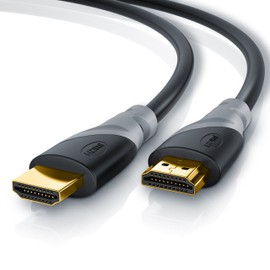 CSL Computer Ultra HD HDMI Cable with Connector and Touch Protection black/grey