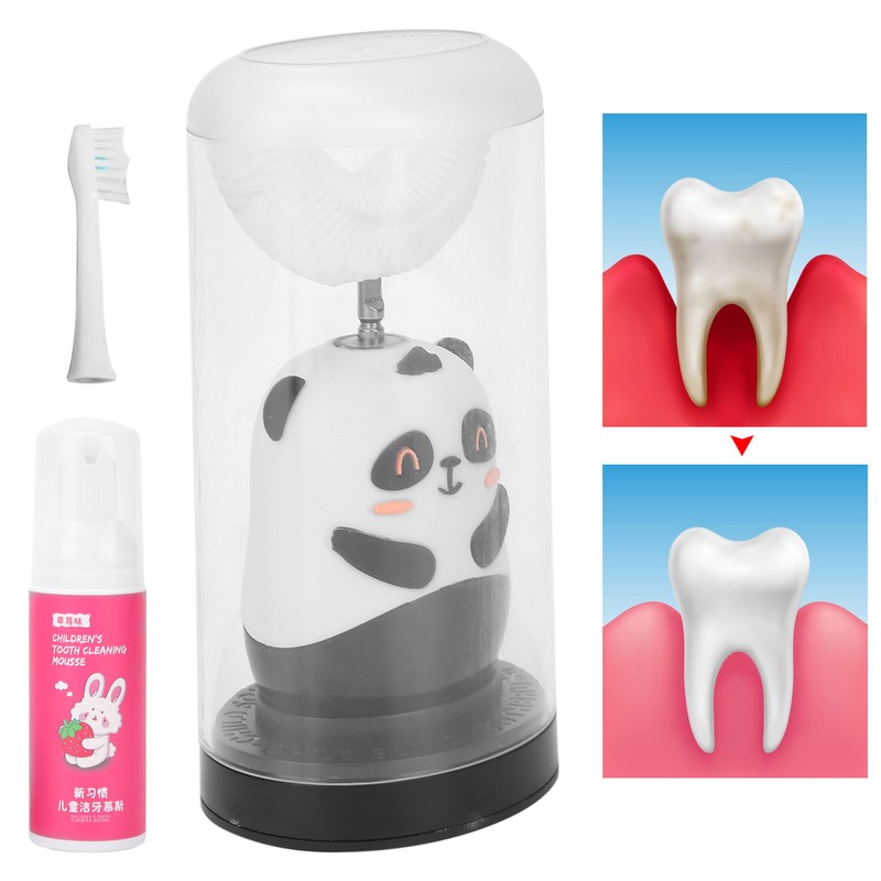Automatic Children U Shaped Toothbrush Electric IPX7 Waterproof Kids Teeth