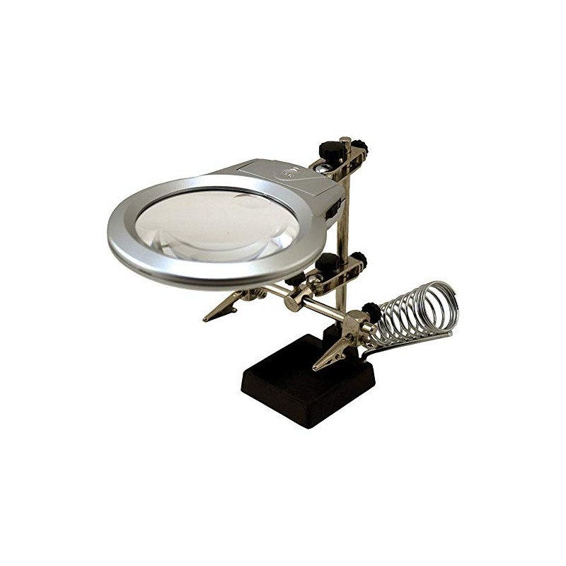 Enkay 4025 Helping Hands with Soldering Stand, Led Light and