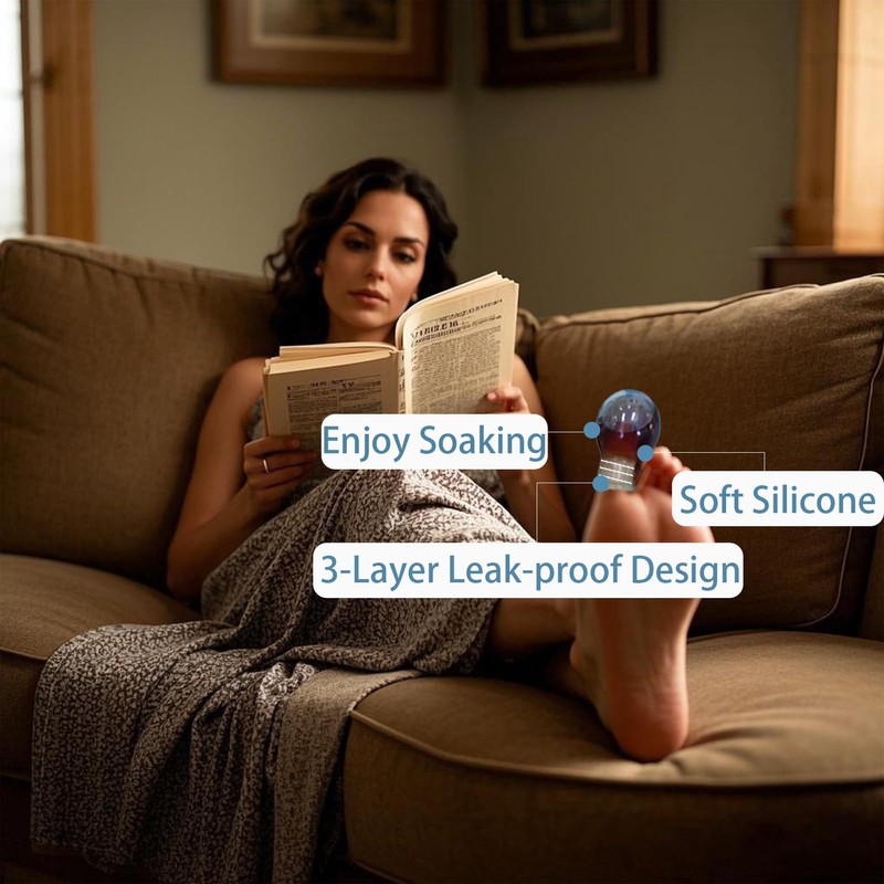 Givam Waterproof Toe Cover & Finger Protectors for Shower and