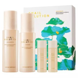 Nature Republic 네이처리퍼블릭 스네일 솔루션 스킨케어 2종 세트, 1세트 Nature Republic Snail Solution Skin Care Set, 2 Pieces